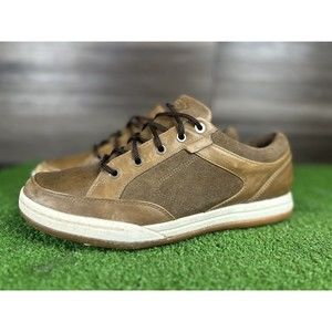 CALLAWAY Comfort Mens Size 9.5 Golf‎ Shoe Soft Spikes Brown Comfort M391-07